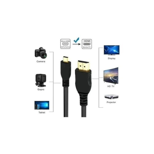 Cable Adaptador HDMI - Micro HDMI 1.5 m AltaNet
