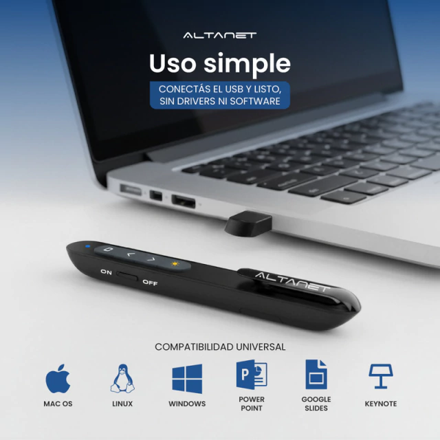 Presentador de Diapositivas AltaNet Ergonomic