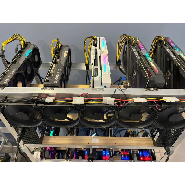 Cooler Fan 120 mm 2400 RPM Doble Molex Buje Ideal Rig Minería AltaNet