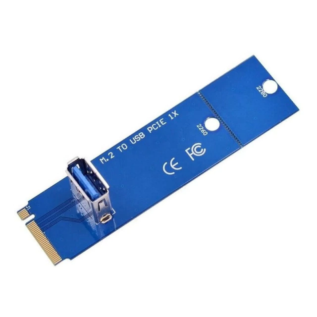 Adaptador Ngff M.2 a PCIe Minería Riser M2 a Usb3 - Cripto AltaNet