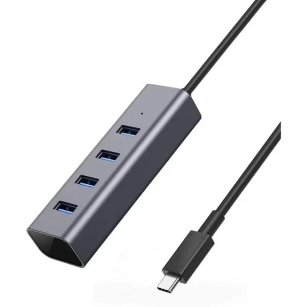 Hub USB-C con 4 Puertos USB 3.0 PC MacBook Aluminio AltaNet