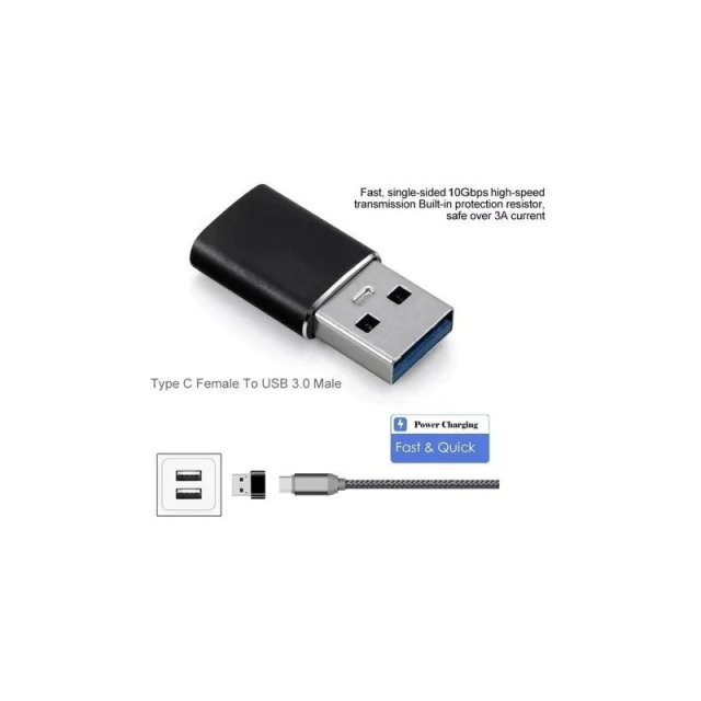 Adaptador USB-C Hembra a USB 3.0 Macho 10gbps AltaNet