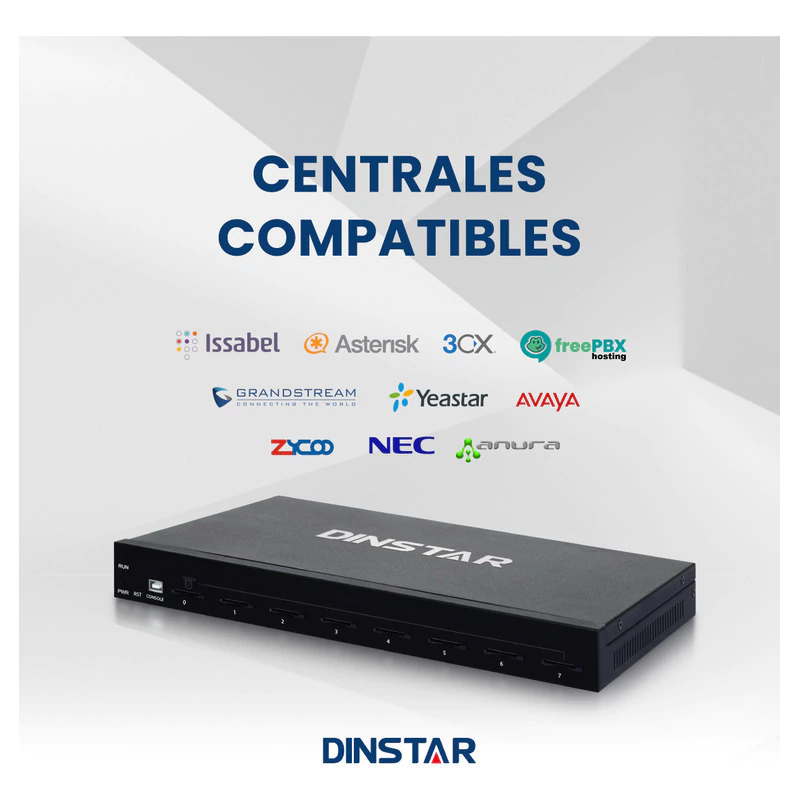 Chipera GSM DINSTAR Uc2000 4 Canales 4G Sms Masivos