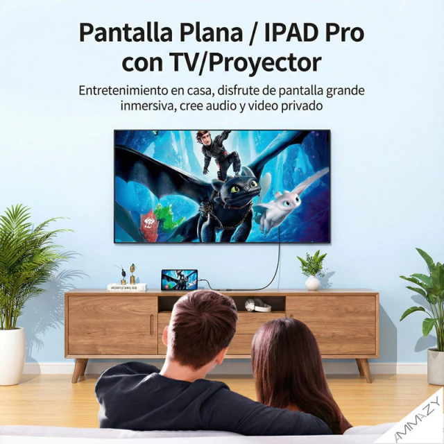Adaptador USB-C a HDMI AltaNet 4K 30Hz