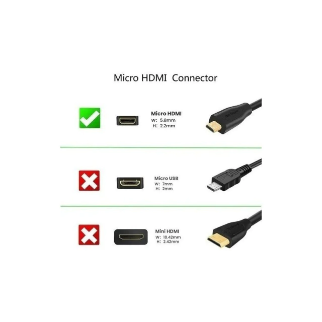 Cable Adaptador HDMI - Micro HDMI 1.5 m AltaNet