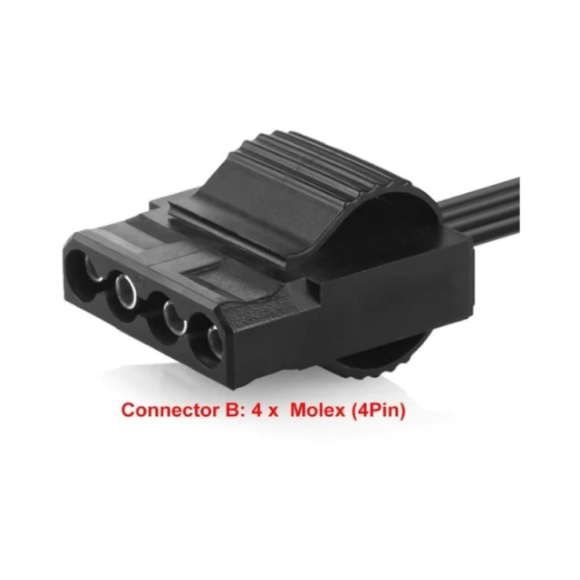 Cable para Fuente Modular PCIe 6pin a Molex Redragon Minería AltaNet