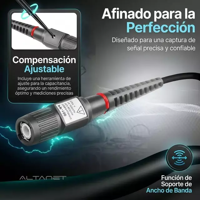 Punta de Osciloscopio Hantek PP-150 X1 X10 100MHz