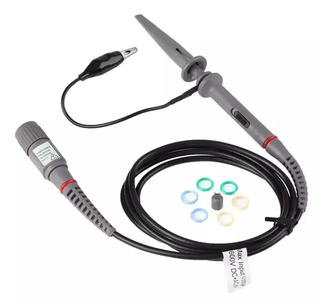 Punta de Osciloscopio Hantek PP-80 X1 X10 60MHz Conexión BNC