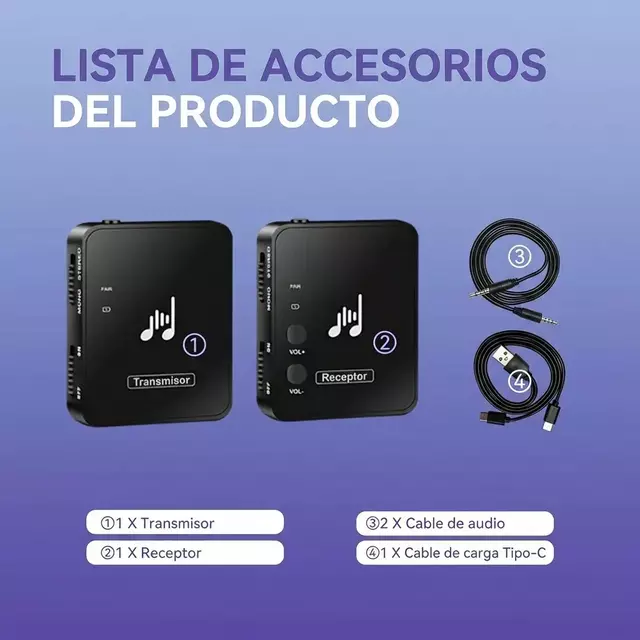Sistema de Monitoreo Inalámbrico Audio Receptor M8 AltaNet