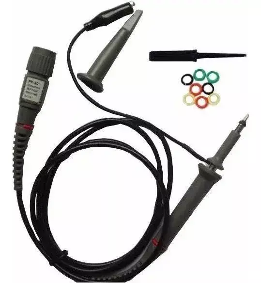 Punta de Osciloscopio Hantek PP-80 X1 X10 60MHz Conexión BNC