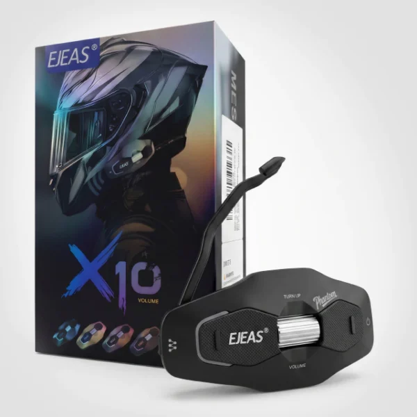 Intercomunicador EJEAS x10 Phantom Moto 10 Personas