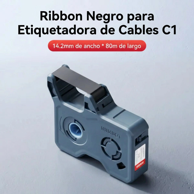 Cartucho Ribbon NIIMBOT para C1 80 Metros Negro Negro
