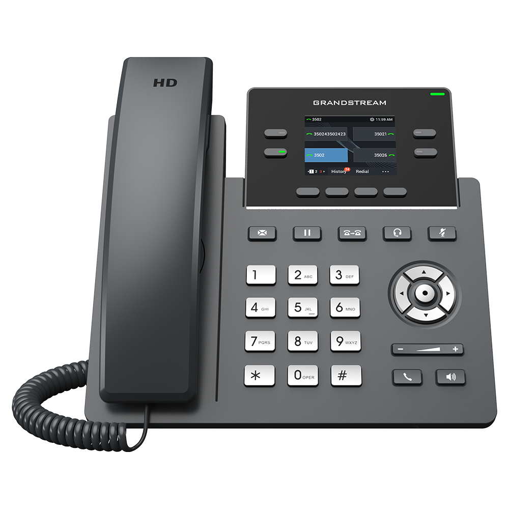 Telefono Ip Grandstream GRP2612 2 Lineas 16 teclas