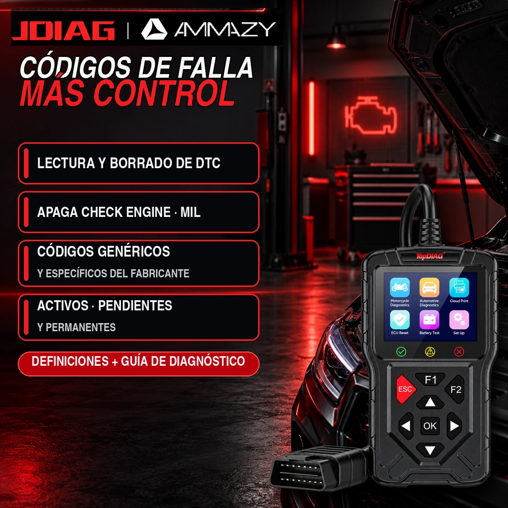 Scanner OBD2 JDIAG M60 Para Autos Y Motos