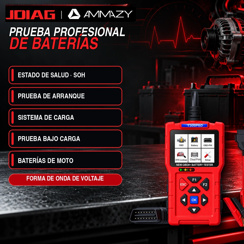 Scanner OBD2 3 En 1 JDIAG T300 Pro