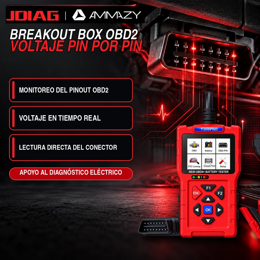 Scanner OBD2 3 En 1 JDIAG T300 Pro