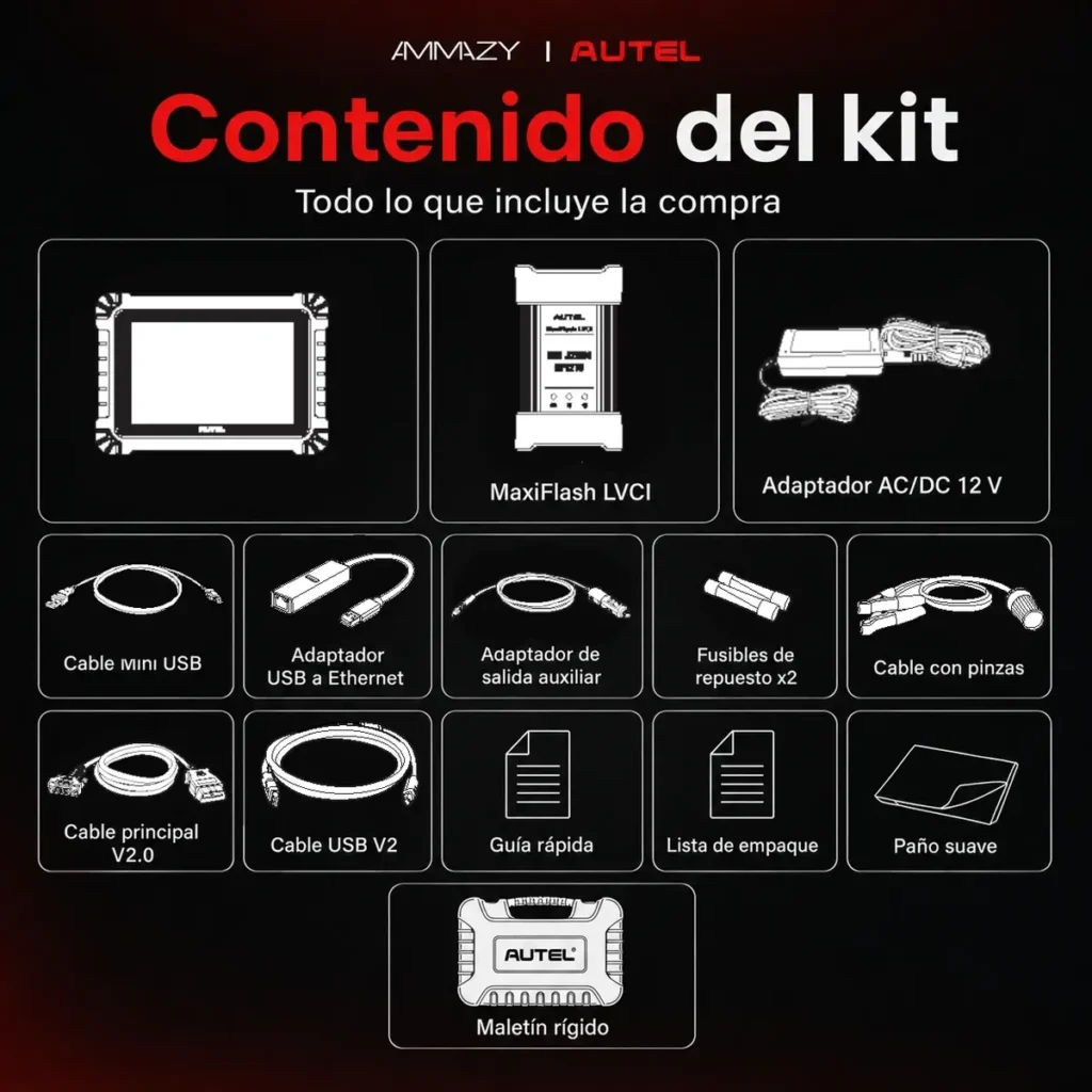 Scanner Autel Maxisys Ms908s3 Fuente + Videoscopio Mv105s
