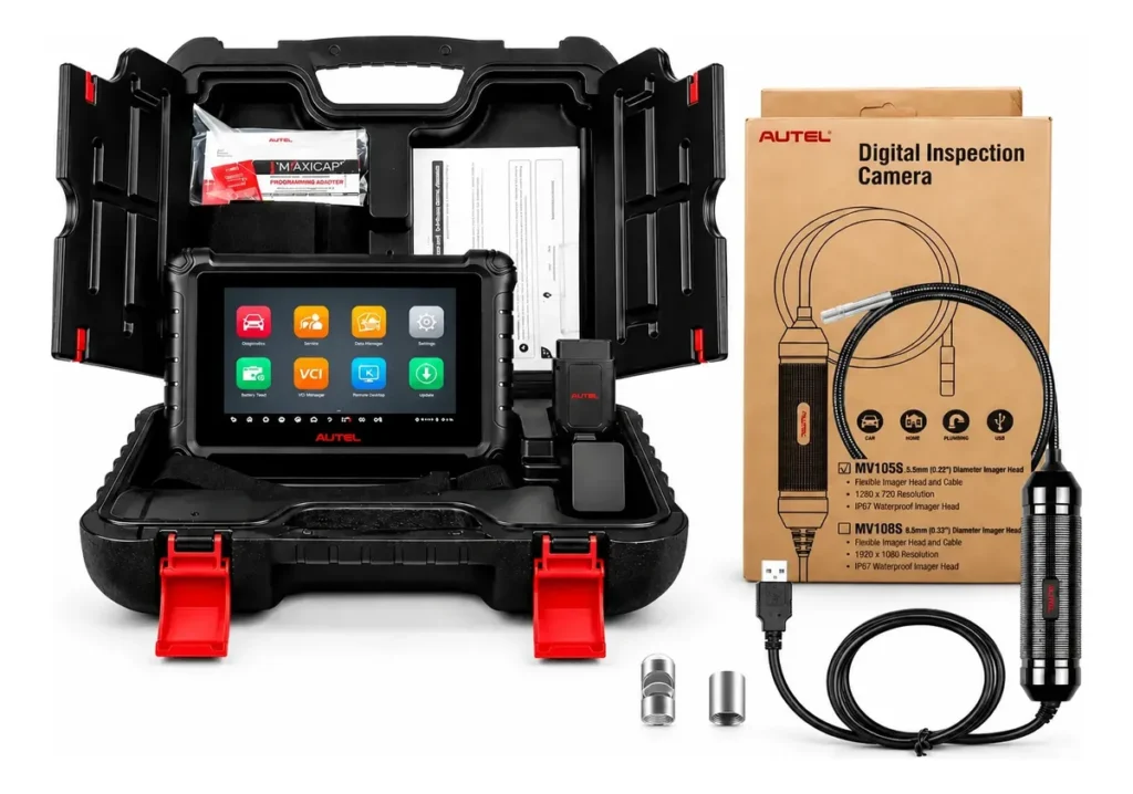 Scanner Autel Maxidas Ds900bt + Videoscopio Mv105s