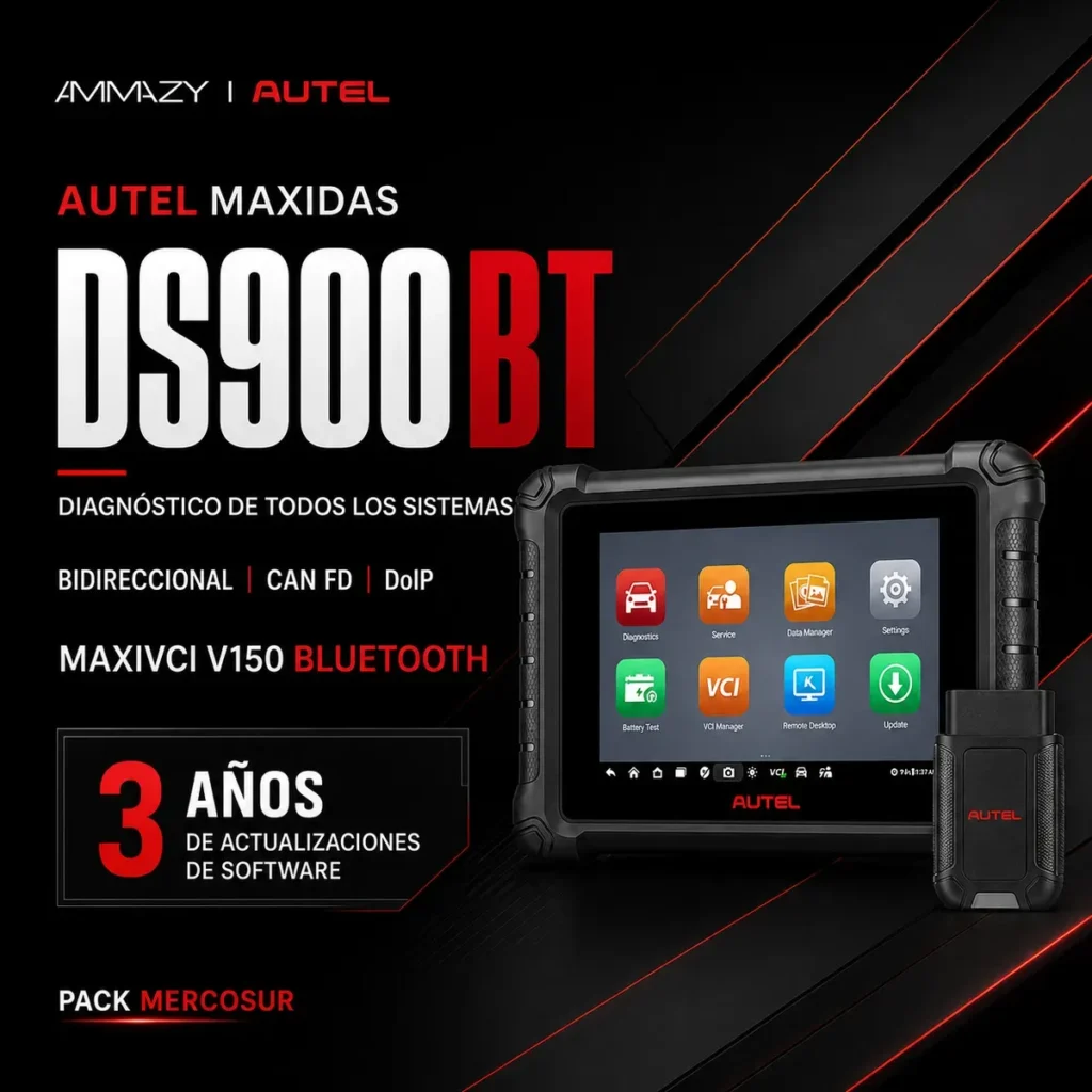 Scanner Autel Maxidas Ds900bt + Videoscopio Mv105s