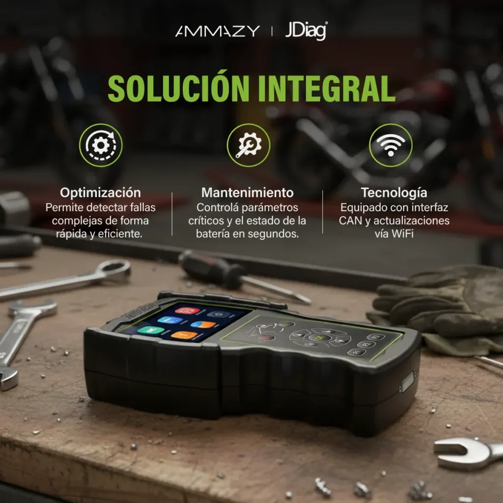 Combo Scanner Motos Jdiag M100 Pro + Tester Circuitos P60