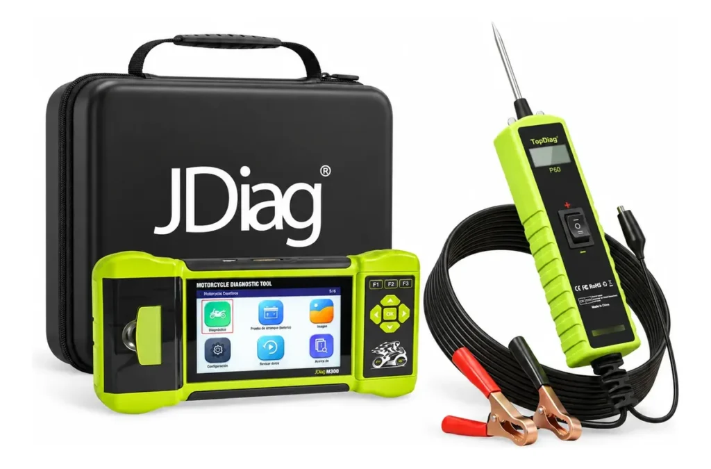 Combo Scanner Motos Jdiag M300 + Tester Circuitos P60
