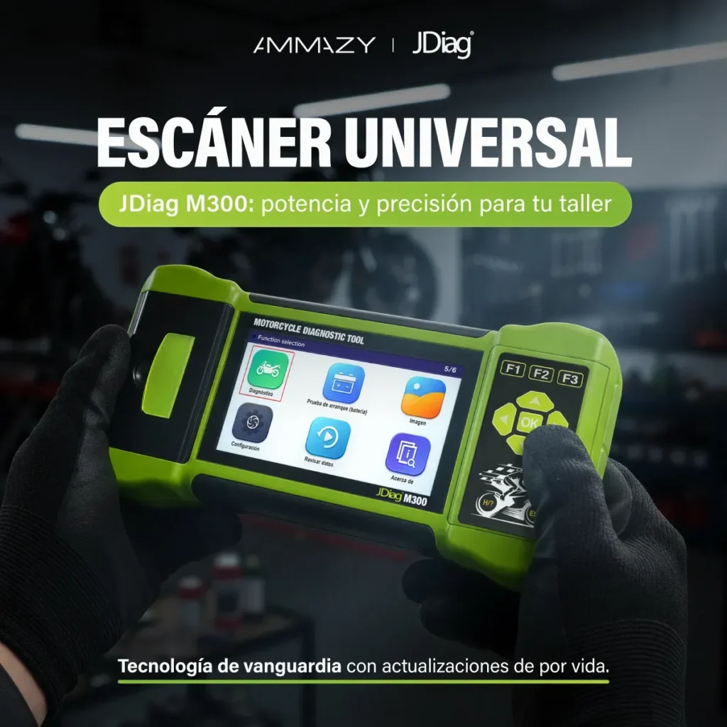 Combo Scanner Motos Jdiag M300 + Tester Circuitos P60