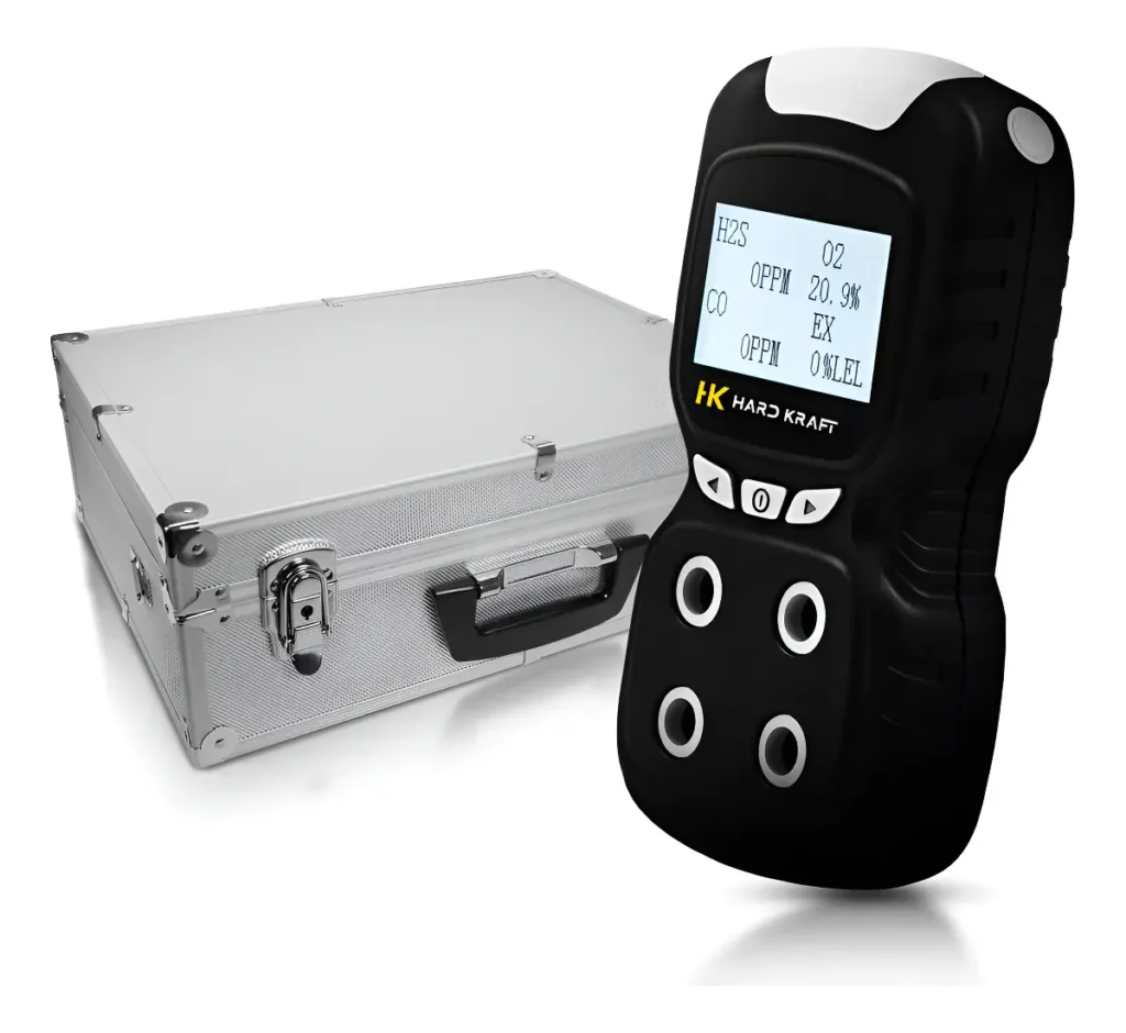 Detector 4 Gases Industrial Multigas Co2 H2s O2 Lel Digital