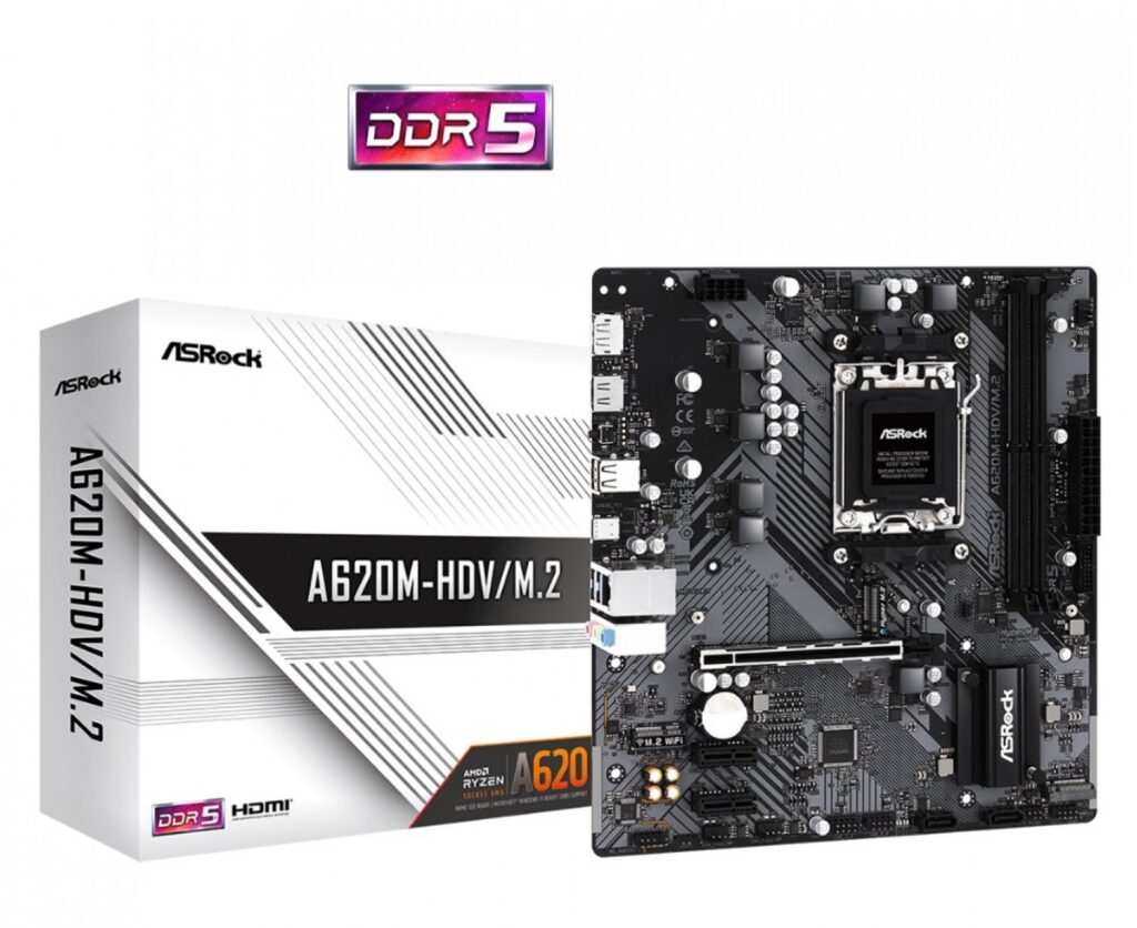 Placa madre ASRock A620M-HDV/M.2