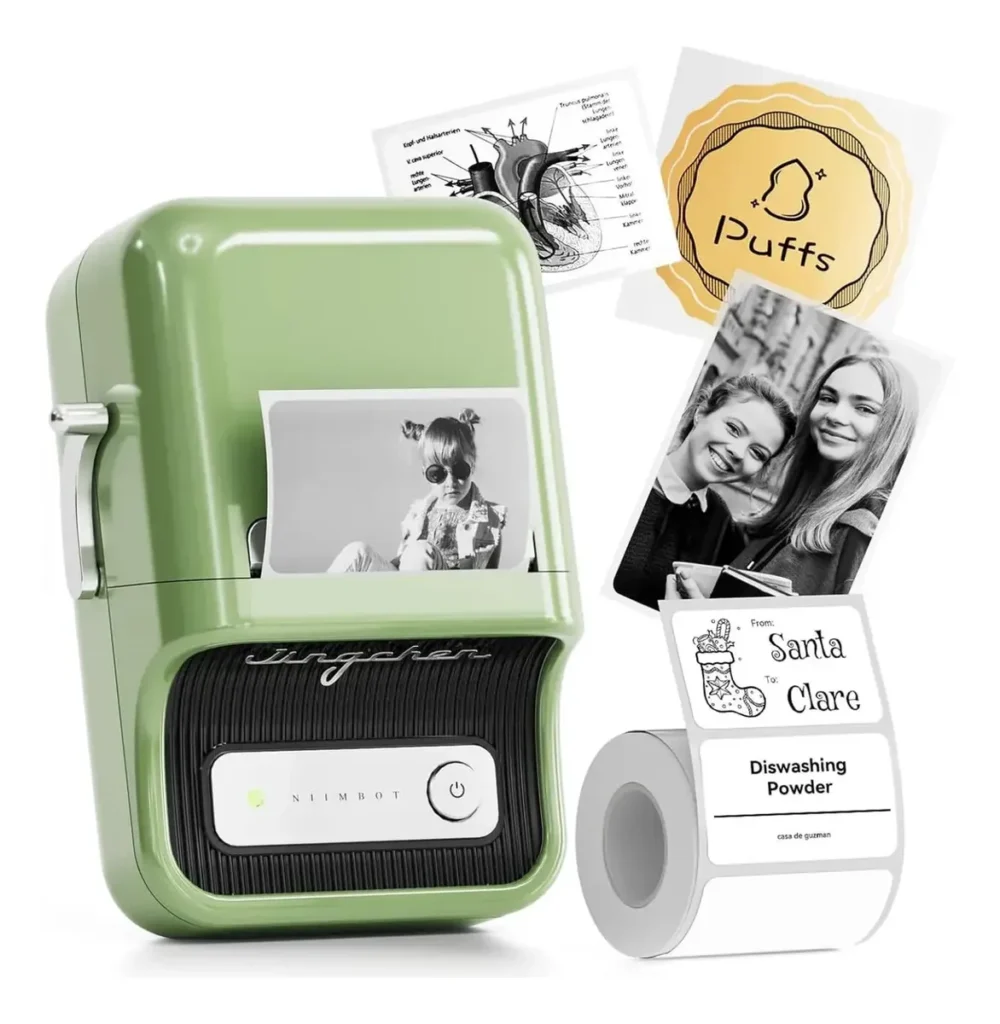 Rotuladora Portátil Niimbot Etiquetadora B21 Pro Verde Verde