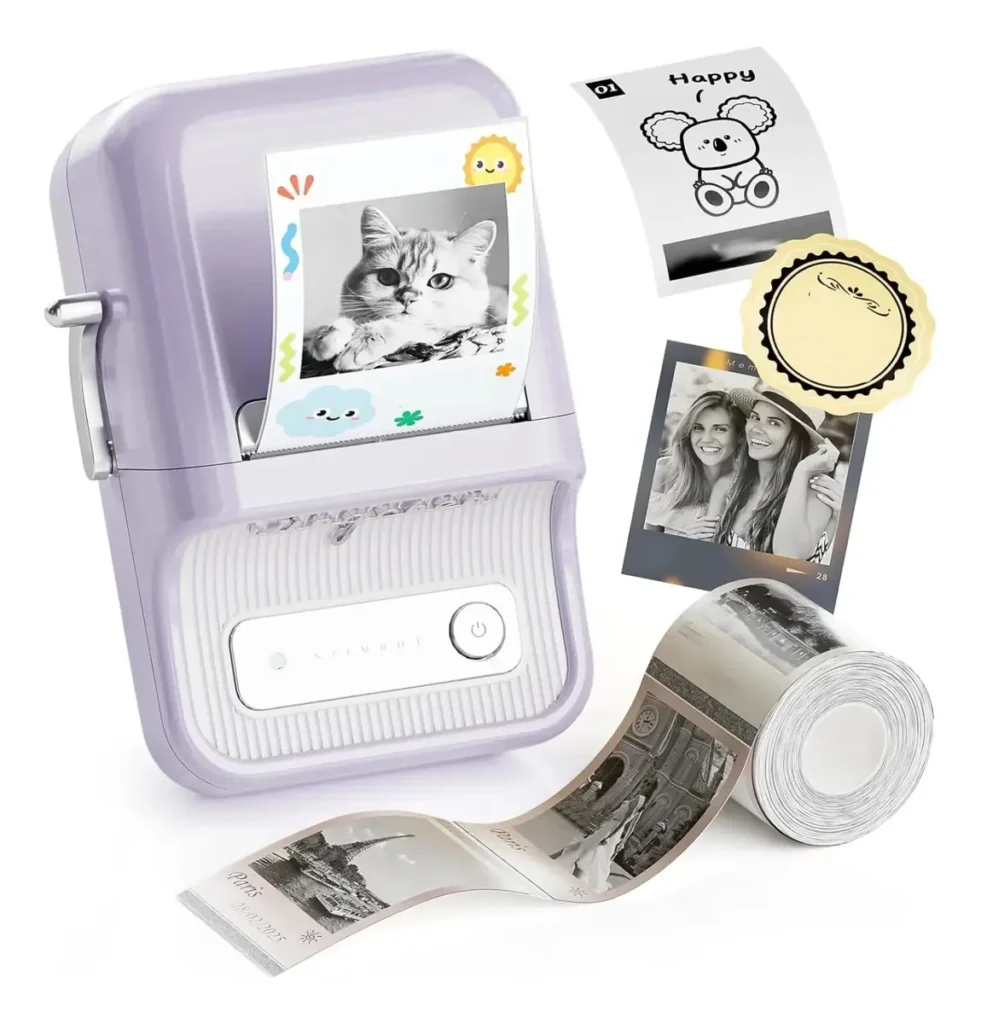 Rotuladora Portátil Niimbot Etiquetadora B21 Pro Violeta