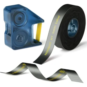 Combo Ribbon Dorado Cinta Negra 5m Niimbot N1