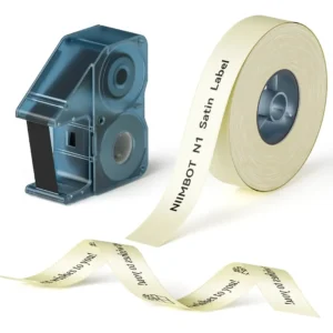 Ribbon Negro 5m Niimbot N1 Beige Negro Sobre Beige