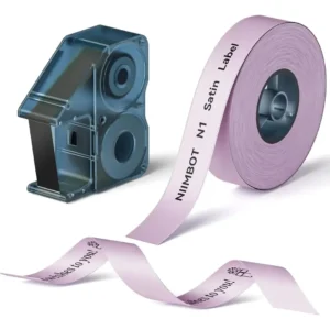 Combo Ribbon Negro Cinta Púrpura 5m Niimbot N1