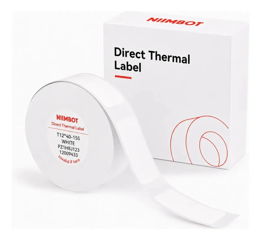Rollo Etiquetas Niimbot 12x40mm Blanco D110 D11 Blanco