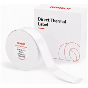 Rollo Etiquetas Niimbot 12x40mm Blanco D110 D11 Blanco