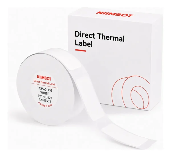 Rollo Etiquetas Niimbot 12x40mm Blanco D110 D11 Blanco