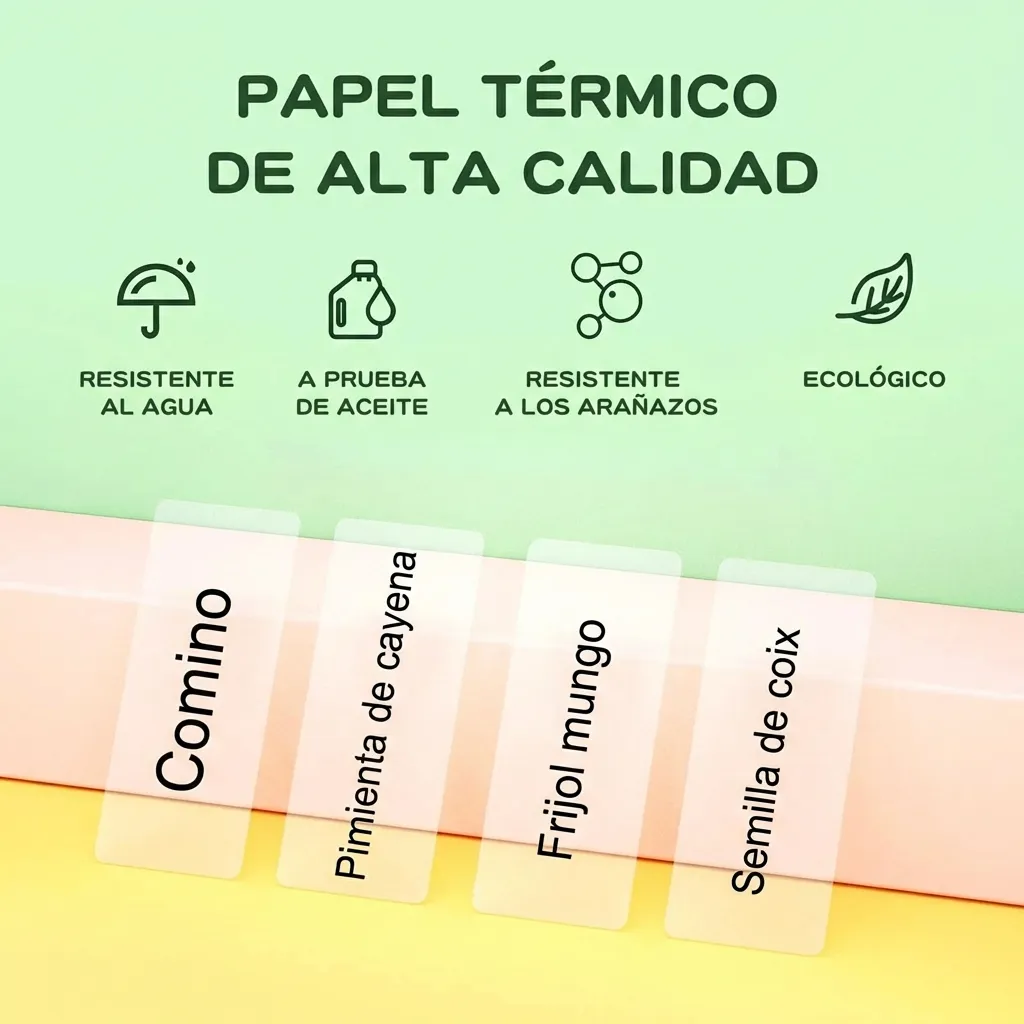 Rollo Etiquetas Niimbot 12x30mm Transparente D110 D11