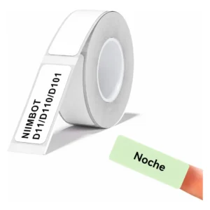 Rollo Etiquetas Niimbot 13x35mm Luminosas Oscuridad B1 B21 Fluorescente