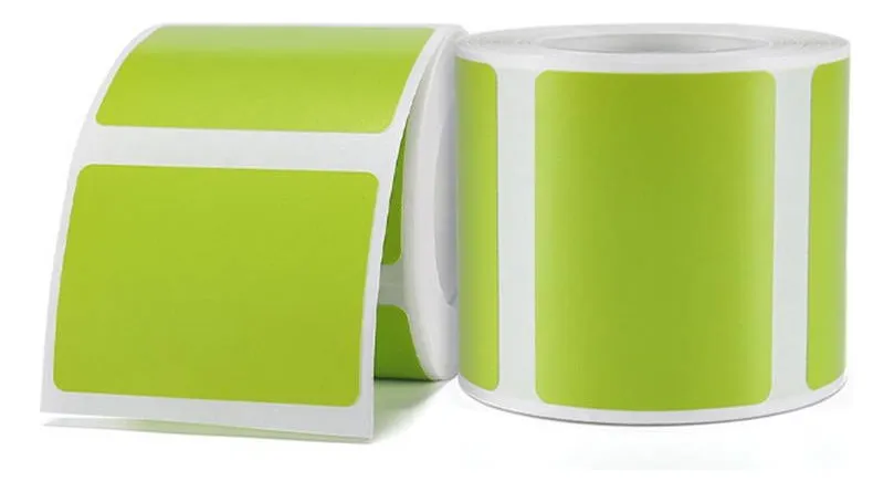 Rollo Etiquetas Niimbot Para Freezer 50x70mm Verde B1 B21