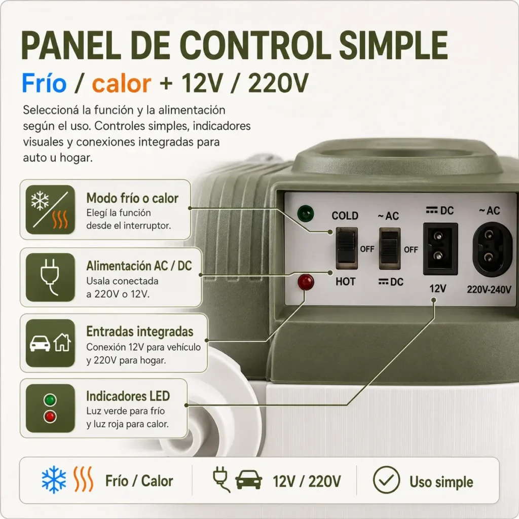 Conservadora Electrica Barento 24l Frio Calor 12v 220v