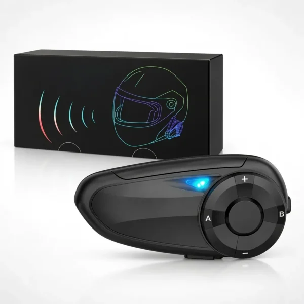 Intercomunicador Moto Ejeas Q7 Bluetooth Casco 800m Ip67