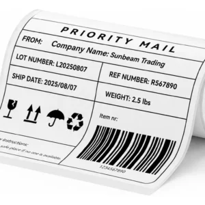 Rollo Etiquetas Niimbot B4 100x100mm Blanco Blanco