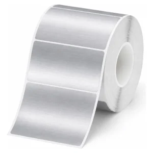 Rollo Etiquetas Niimbot M2 H M3 40x60 Plateado Plateado
