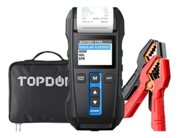 Probador de Baterías TOPDON BT300P con Impresora