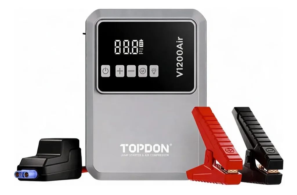 Arrancador con Compresor TOPDON V1200Air 1200 A 150 PSI