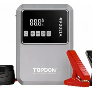 Arrancador con Compresor TOPDON V1200Air 1200 A 150 PSI