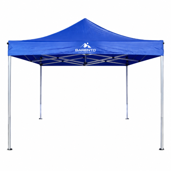 Gazebo Plegable Barento 3x3 Sin Paredes Laterales Azul