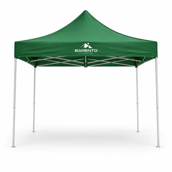 Gazebo Plegable Barento 3x3 Sin Paredes Laterales Verde