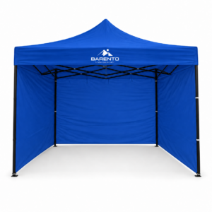 Gazebo Plegable Barento 3x3 Con Paredes Laterales Azul