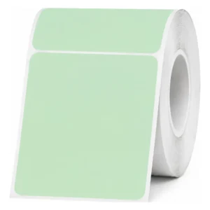 Etiquetas Rollo Rotuladora Impresora Termica 50x50mm Verde